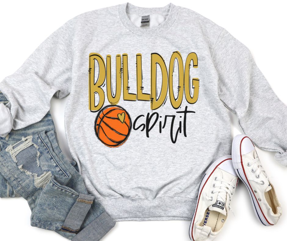 Team Go Spirit Bulldogs (Basketball - Vegas Gold) - DTF