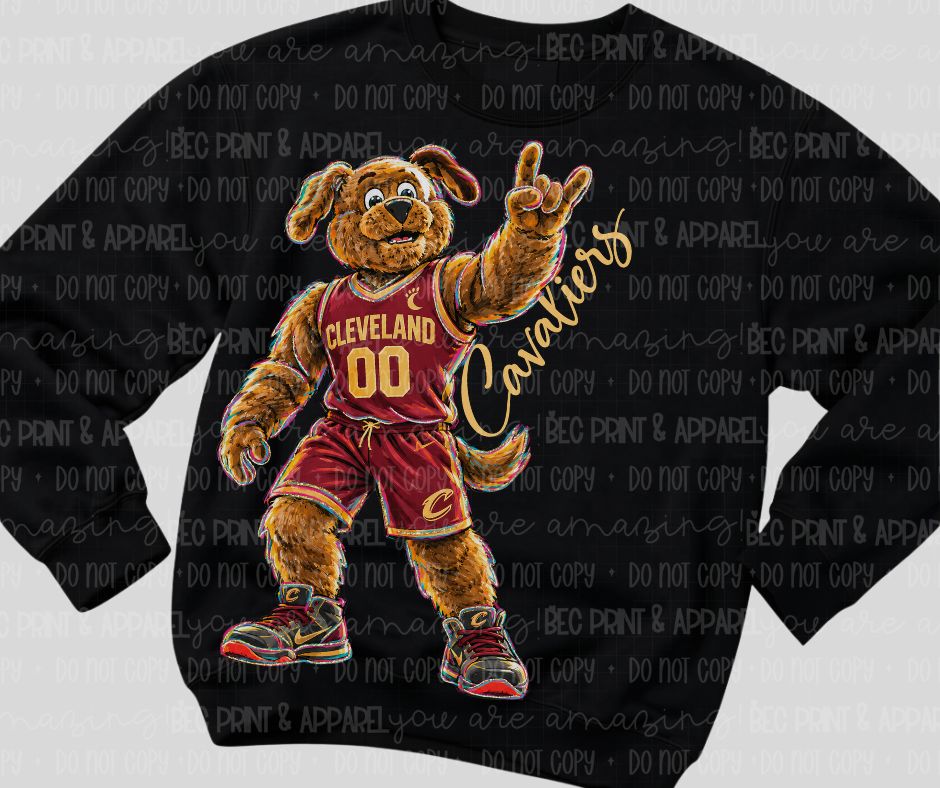 Cavaliers (Rockin NBA Mascot) - DTF