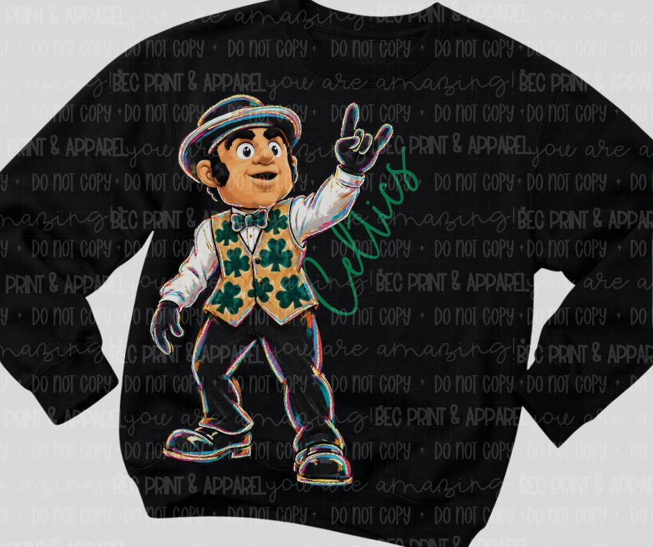 Celtics (Rockin NBA Mascot) - DTF