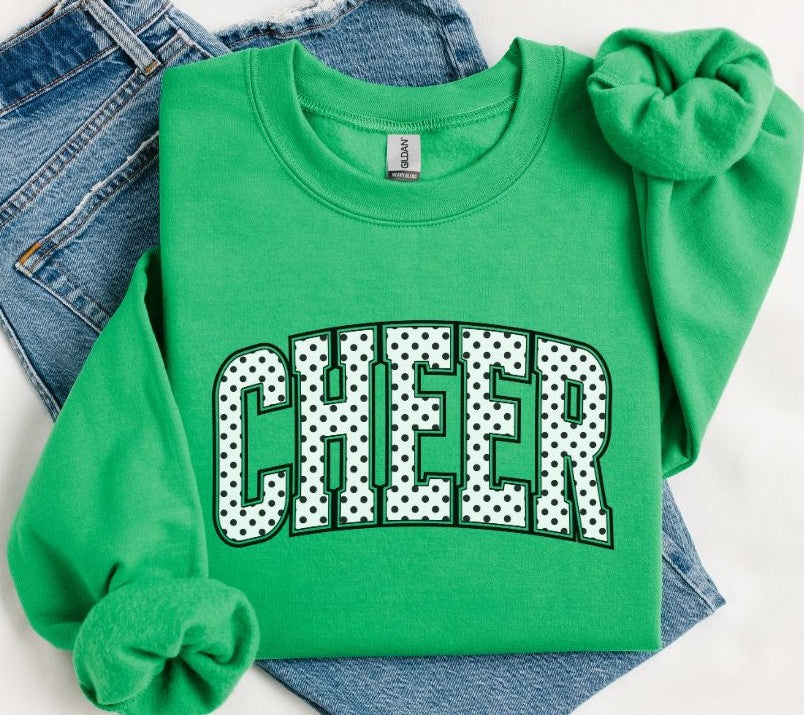Cheer (Arched Polka Dots) - DTF
