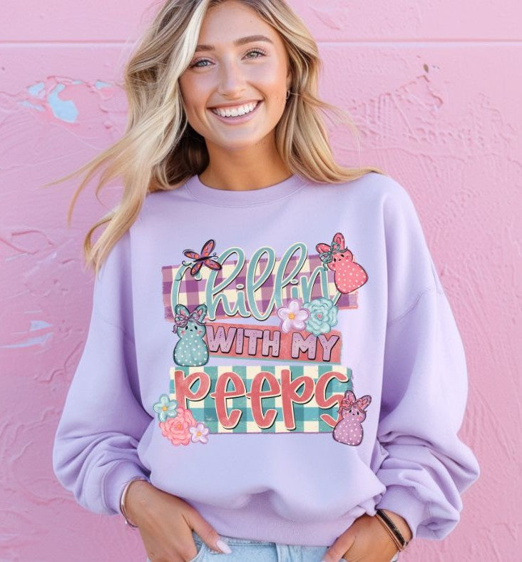 Chillin with my Peeps - DTF