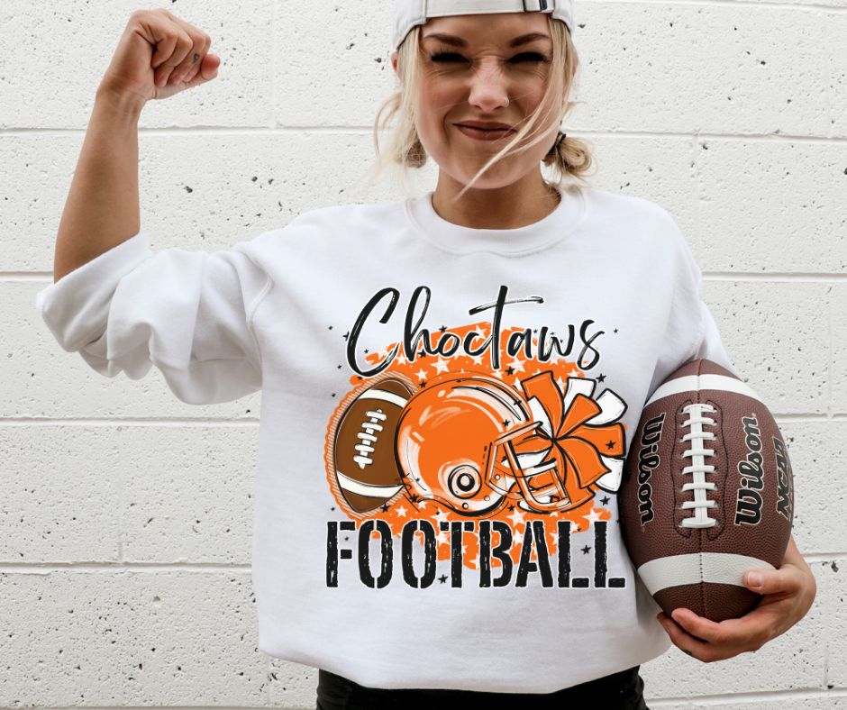 Choctaws - Orange (Stars Football Mascots) - DTF