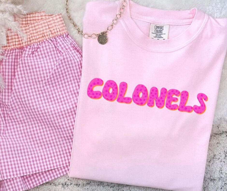 Colonels (Pink Bubble Stars Mascot) - DTF