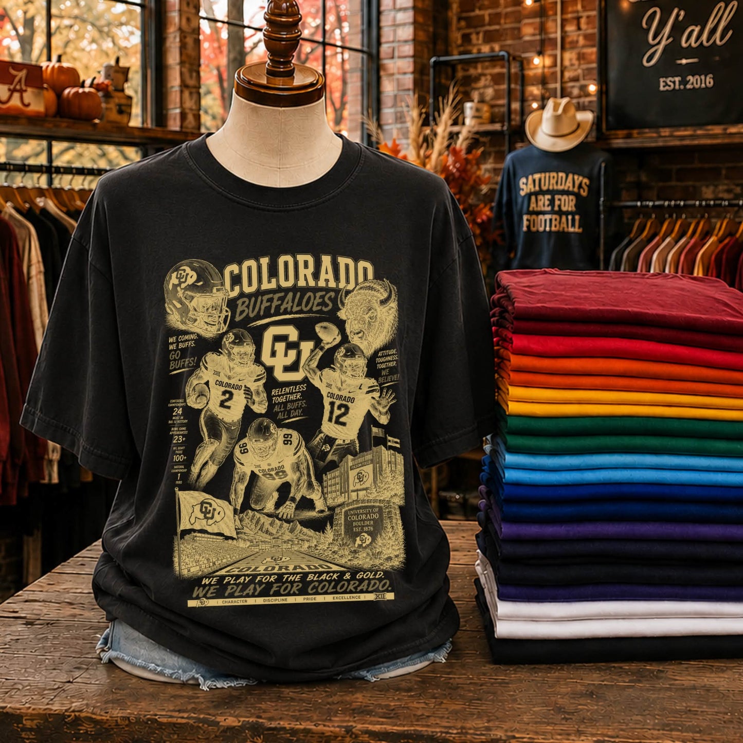 Colorado (Big 12 Sketch Collage Teams) - DTF