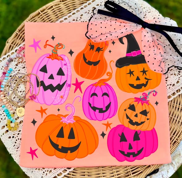 Pumpkins (Colorful Collage) - DTF