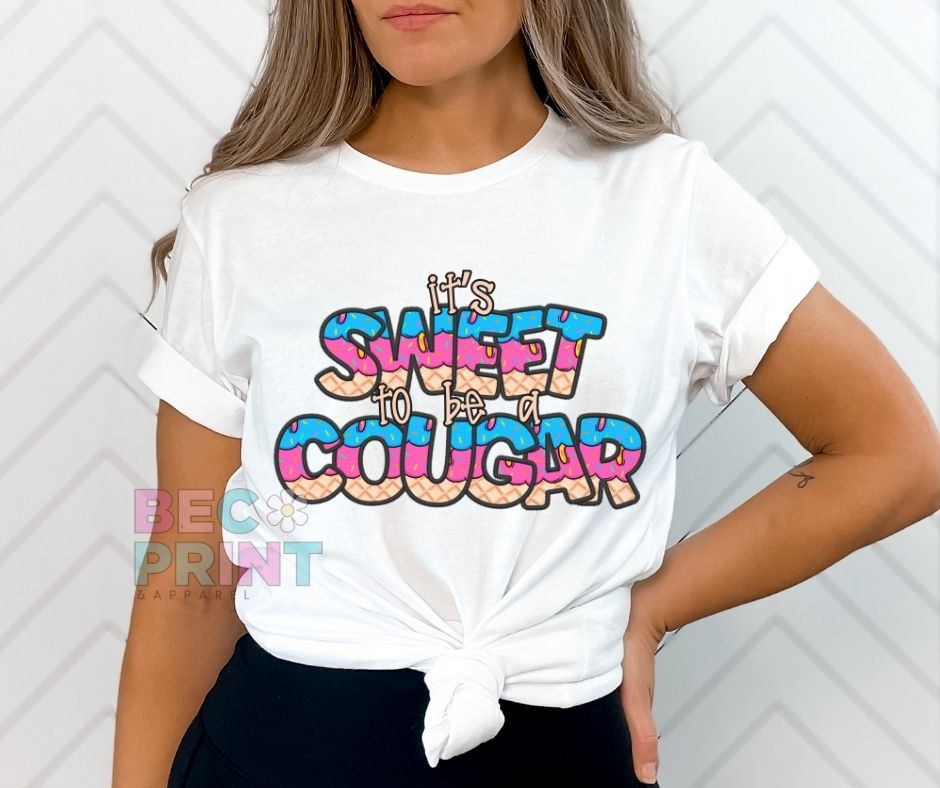 Cougar (Sweet to be a - Mascot) - DTF