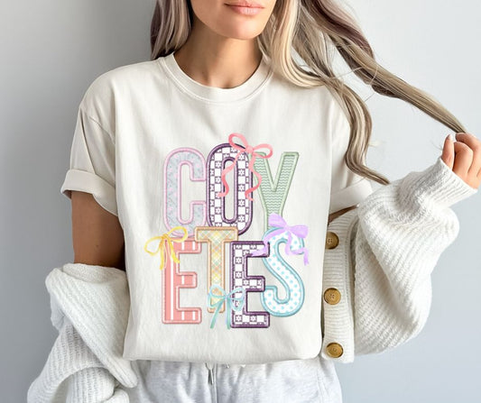 Coyotes (Spring Bow Mascots) - DTF