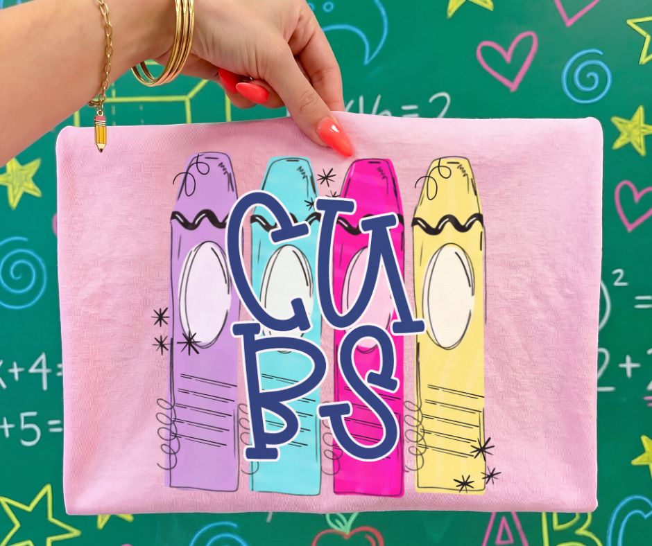 Cubs (Crayon Doodle Mascots) - DTF