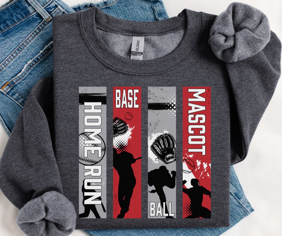 CUSTOM (Baseball Home Run Mascot) - Design/Mock Up
