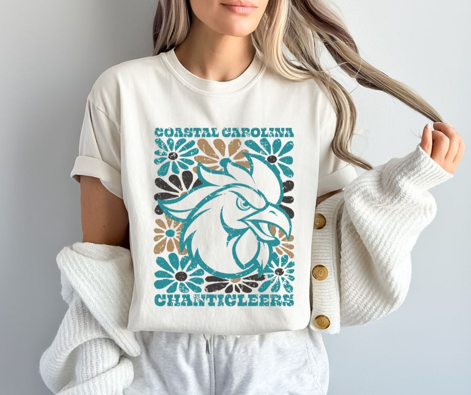 Coastal Carolina (Groovy Floral - College) - DTF