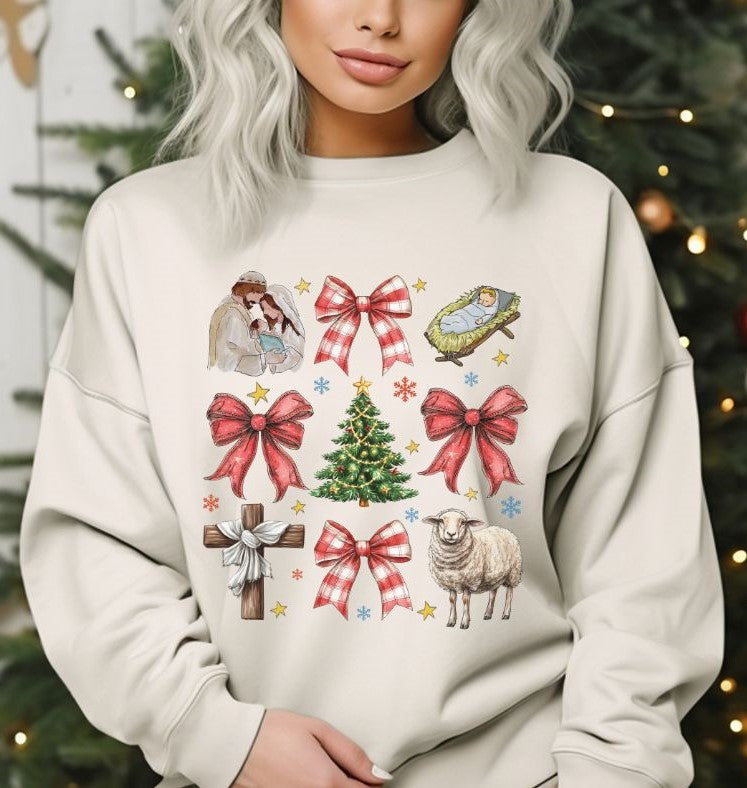 Christian Christmas (Coquette Collage) - DTF