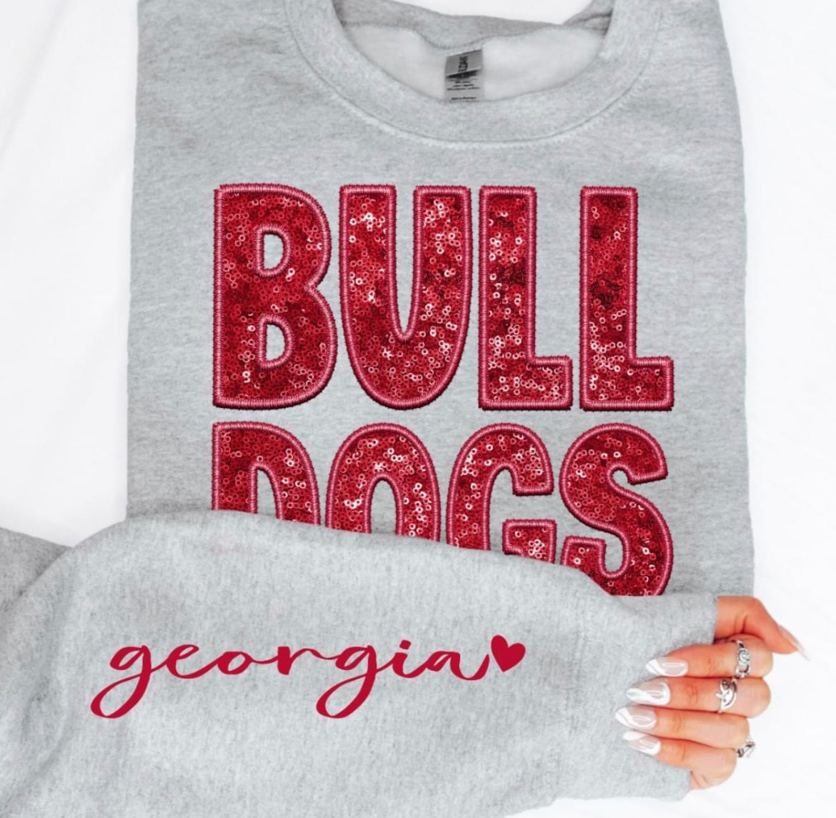 Bulldogs (Sequins/Embroidery look) - DTF