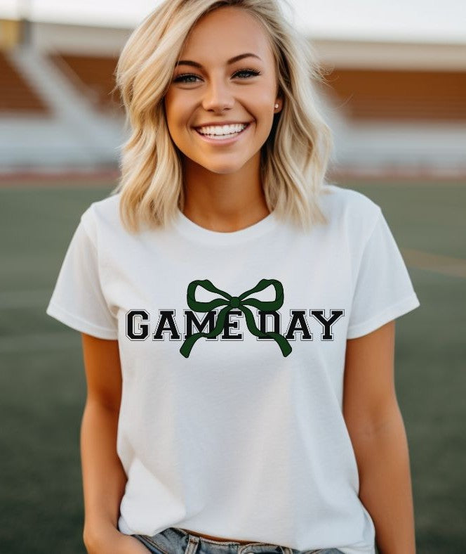 Game Day Coquette (Dark Green) - DTF