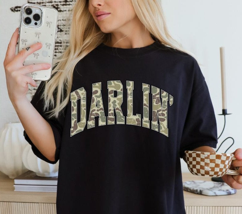 Darlin (Camo) - DTF