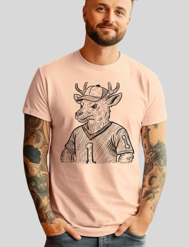 Deer (Sketched Jersey Mascot) - DTF