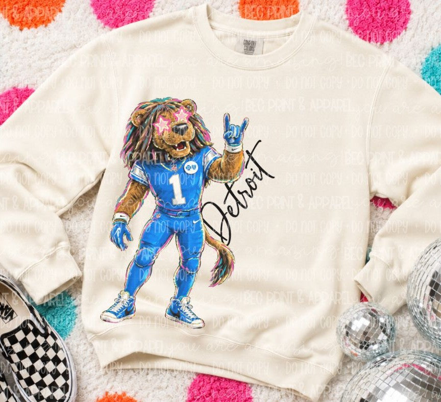 Detroit (Rockin NFL Mascot) - DTF