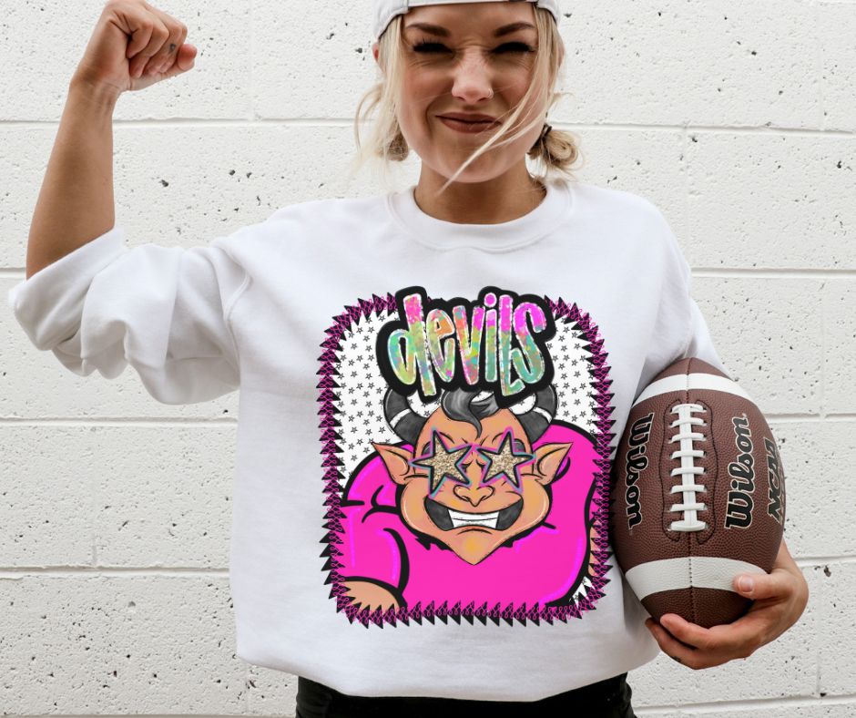 Devils (Pink Jersey Mascots) - DTF