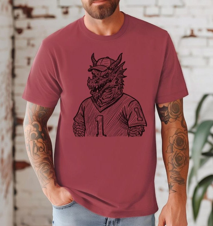 Dragon (Sketched Jersey Mascot) - DTF