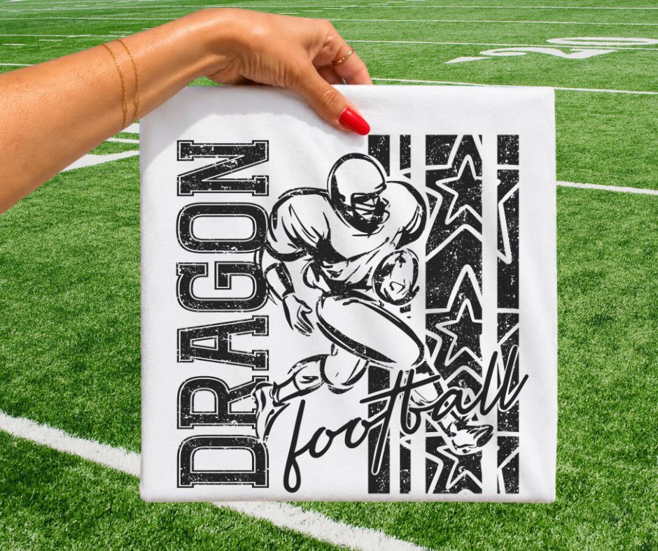 Dragons (Football Season Mascot) - DTF
