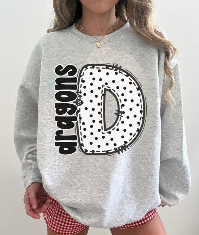 Dragons (Polka Dotted Letter Mascots) - DTF