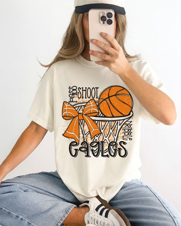 Eagles (Hoop Bow Mascot) - DTF