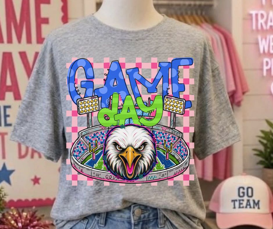 Eagles (Game Day Stadium Plaid Mascot) - DTF