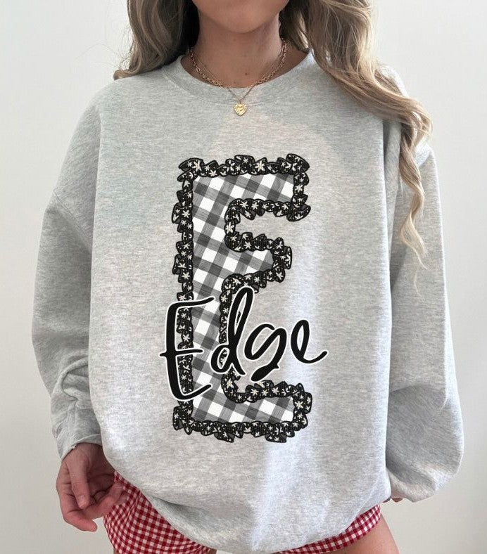 Edge - Black (Daisy Ruffle Mascot) - DTF