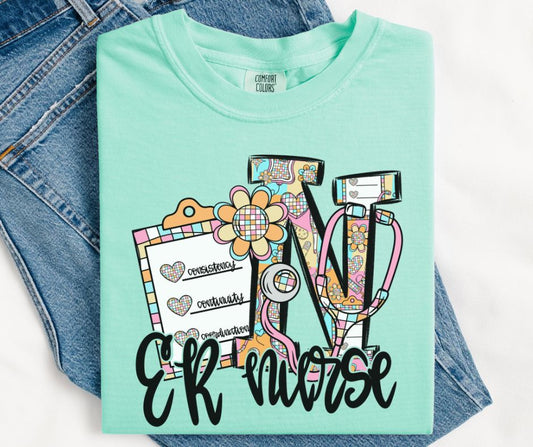 ER Nurse (Retro Medical Occupations) - DTF