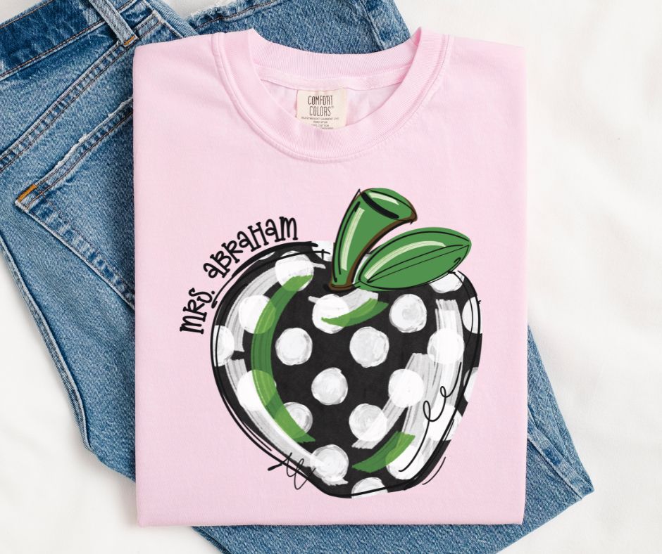 CUSTOM Teacher Apple (Personalized) - DTF