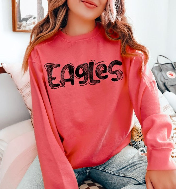 Eagles (handwritten bubble mascot) - DTF