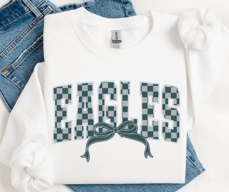 Eagles (Checkered Bow) - DTF