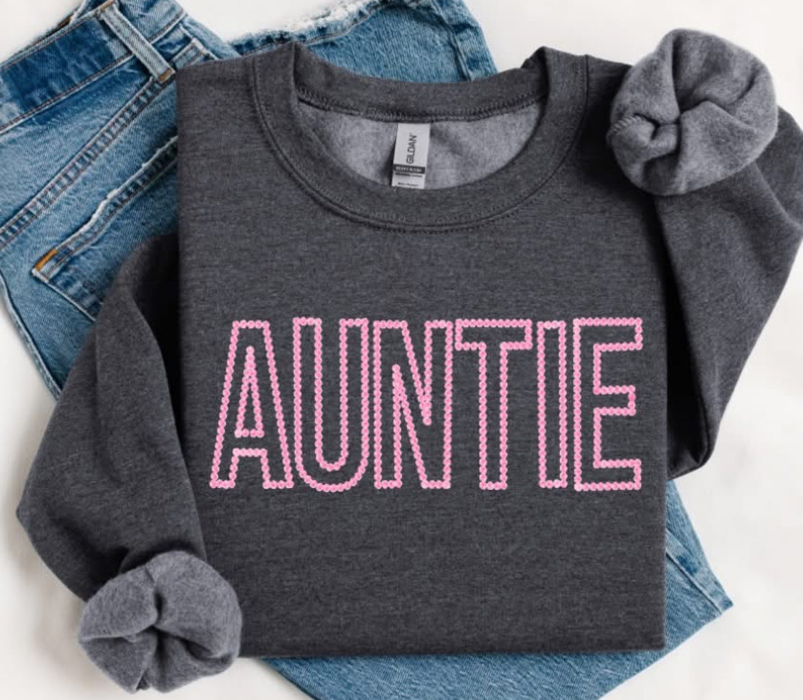 Auntie (Rosette Family Names) - DTF