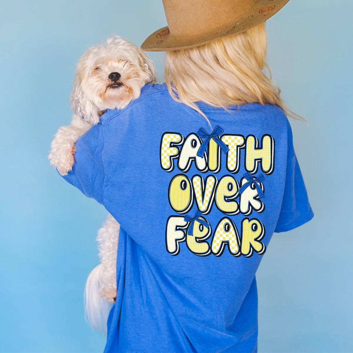 Faith Over Fear (Groovy Patterns and Bows) - DTF