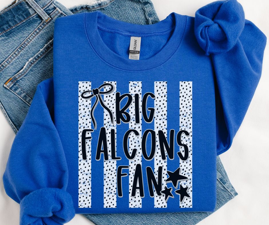 Falcons (Dottie Stripes Mascot) - DTF