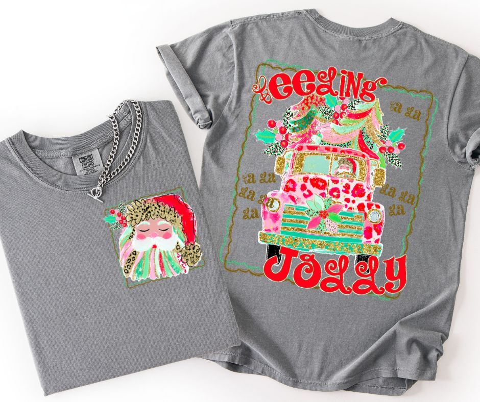 Feeling Jolly (2-in-1 front/back transfer) - DTF