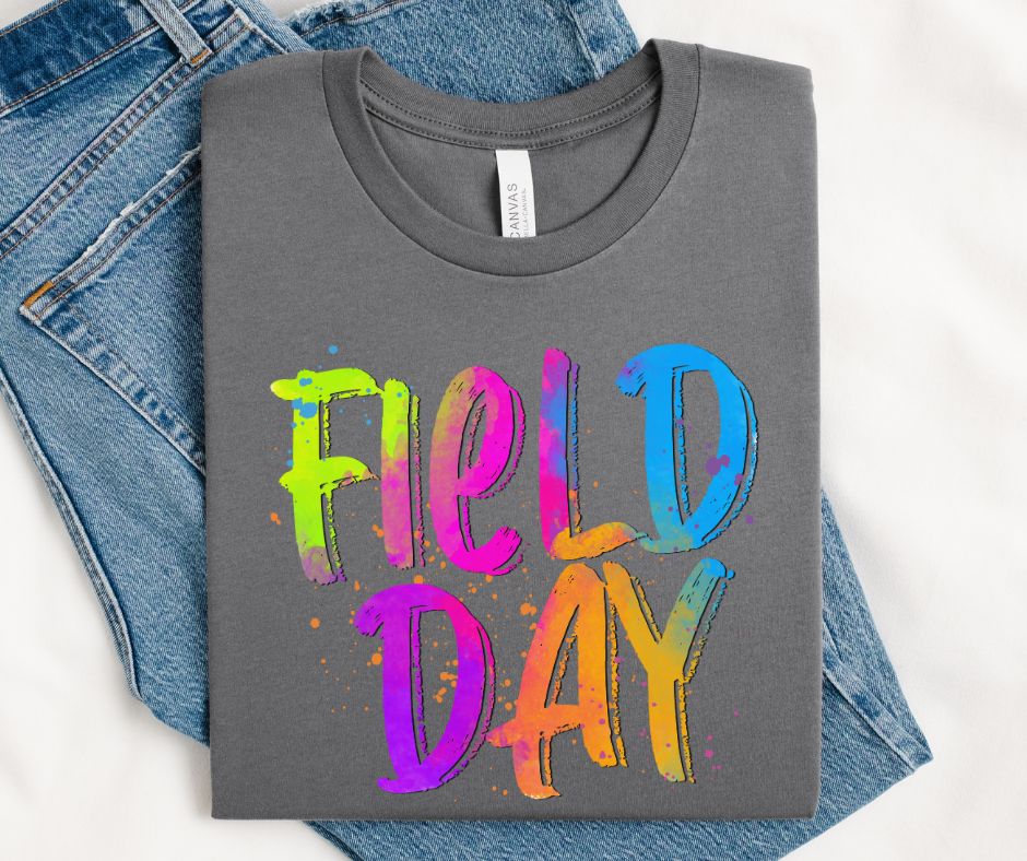 Field Day (Bright Colored Graffiti Style Words) - DTF