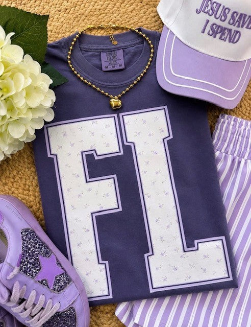 Florida (Purple Floral State) - DTF