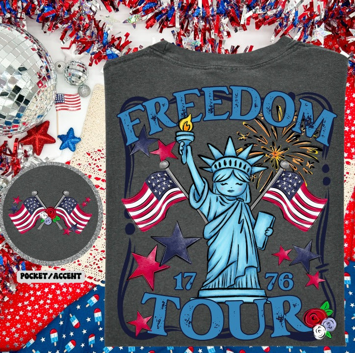 Freedom Tour 1776 (2-in-1 front/back) - DTF