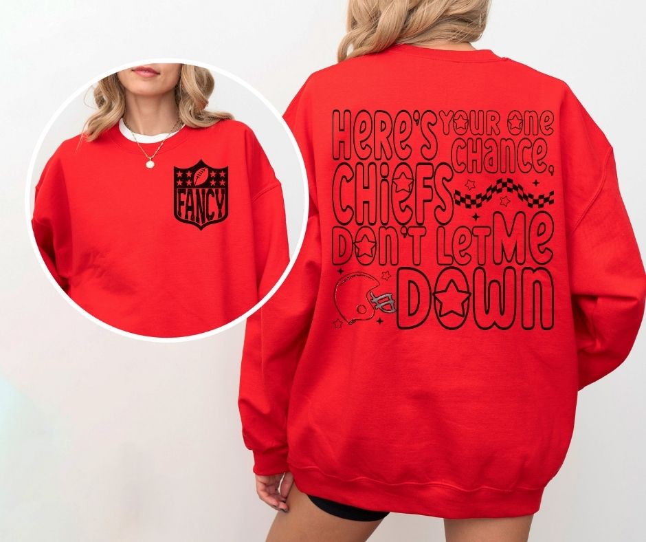 Fancy - chiefs (2-in-1 (front pocket/back design) - DTF