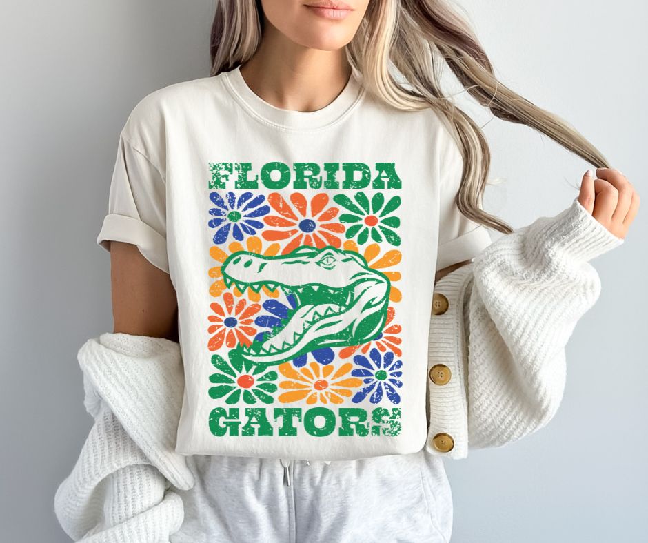 Florida (Groovy Floral - College) - DTF
