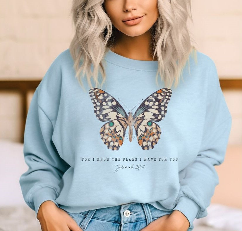 For I Know the plans I have for you (butterfly) - DTF