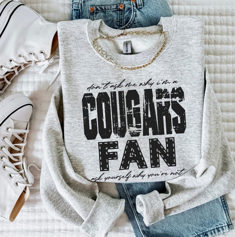 Cougars (Don't Ask Me Why Spirit Mascot) - DTF