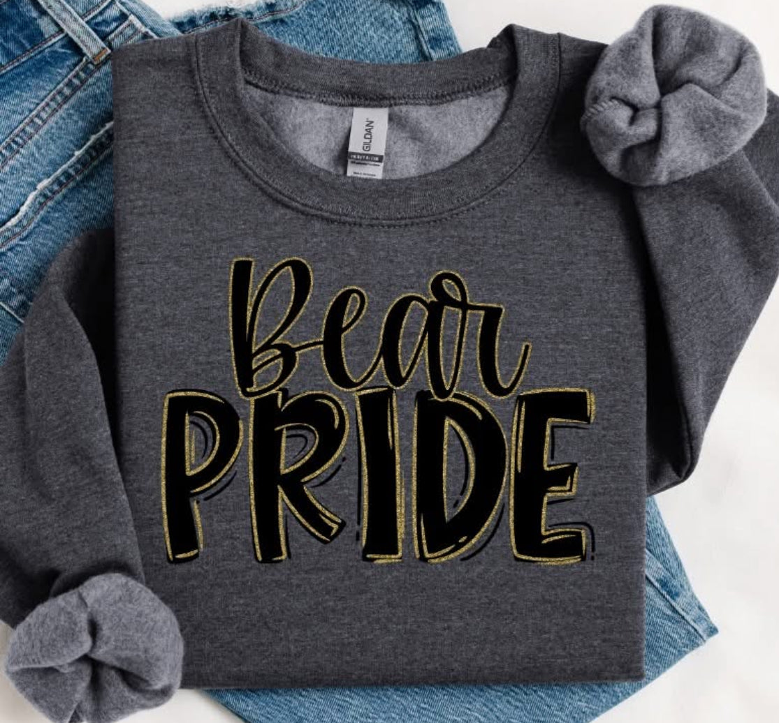 Bear (Starry Pride - Black/Gold) - DTF