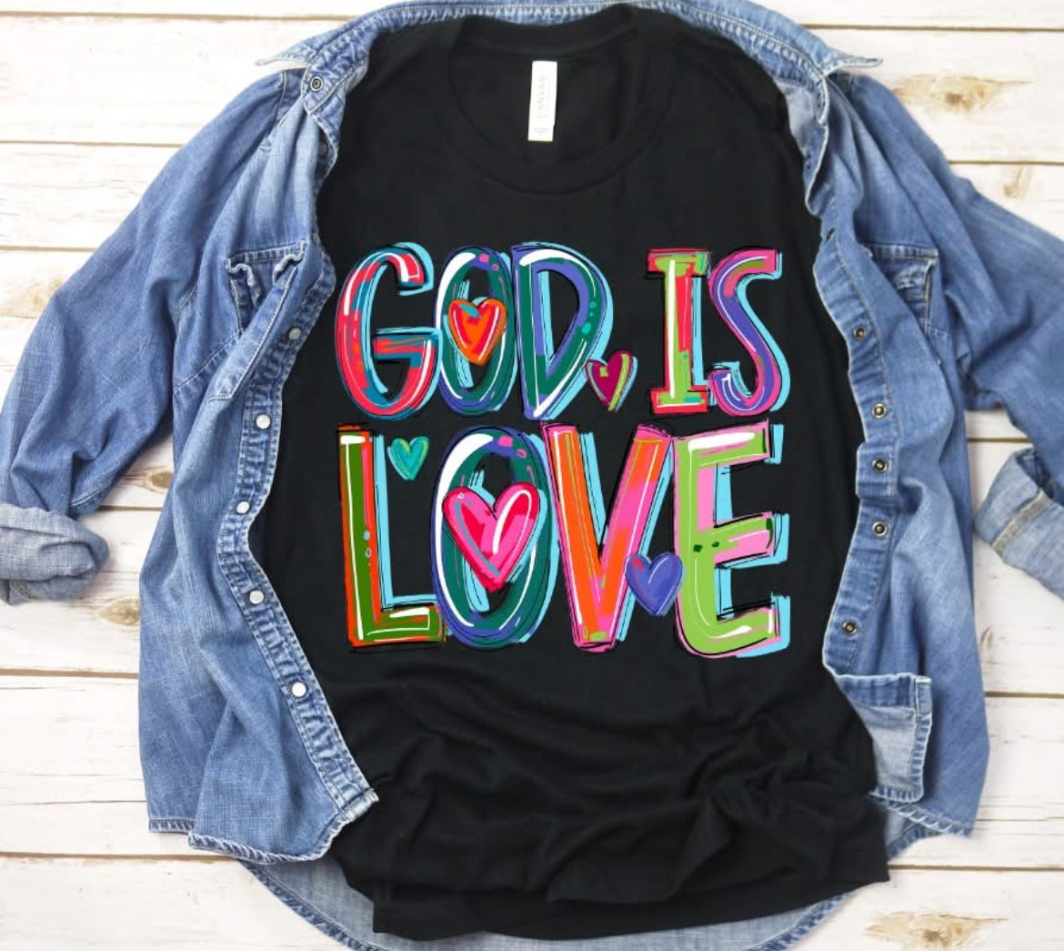 God is Love (Cheery Designs) - DTF