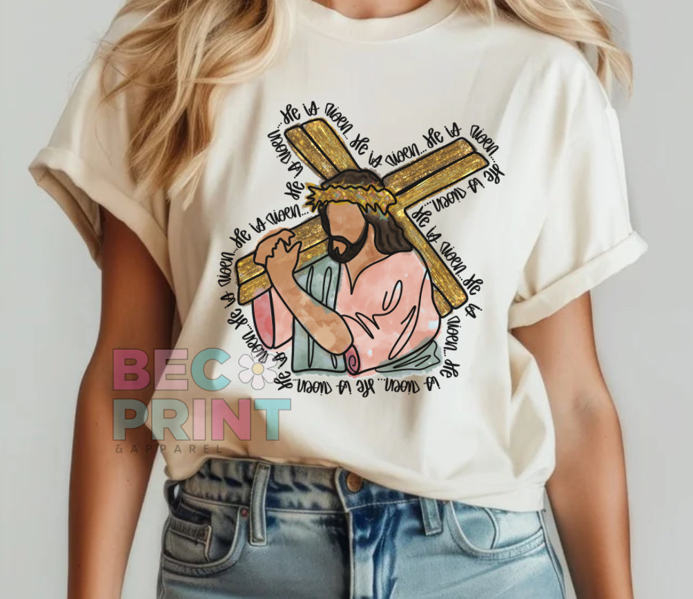 On the 3rd day He rose - DTF