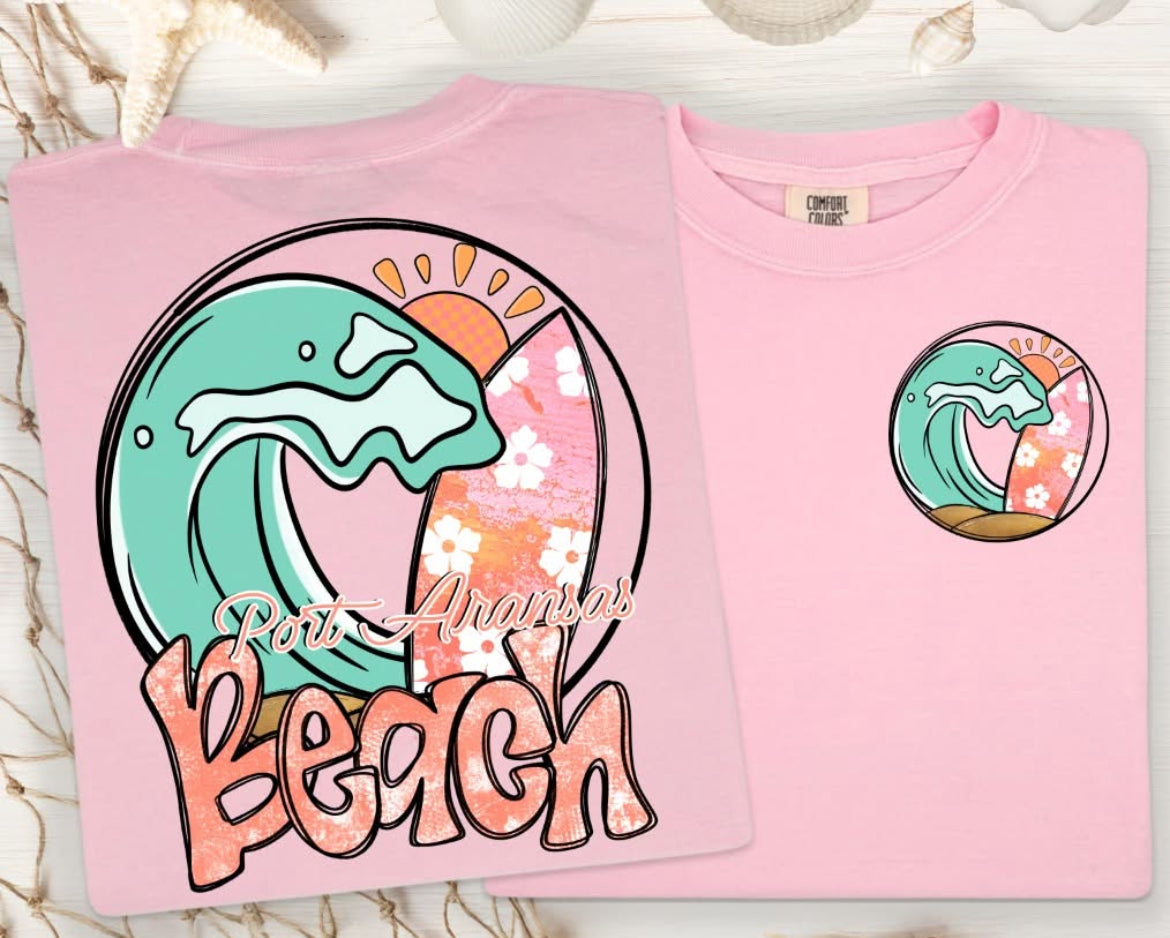 Port Aransas Beach (2-in-1 front/back combo) - DTF