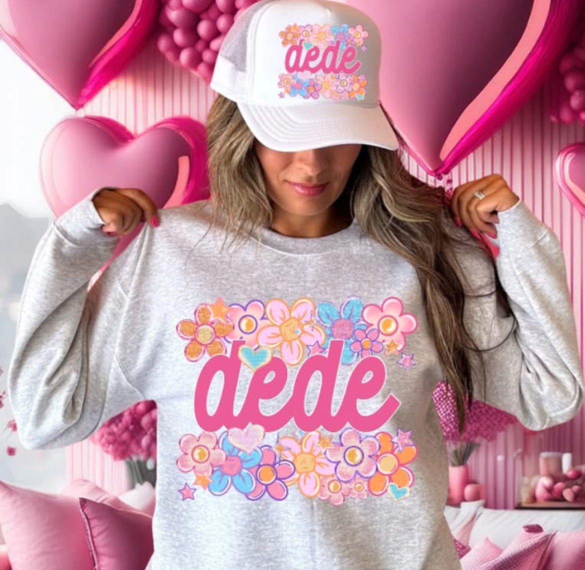 Dede (Floral Heart Valentine Family Names) - DTF