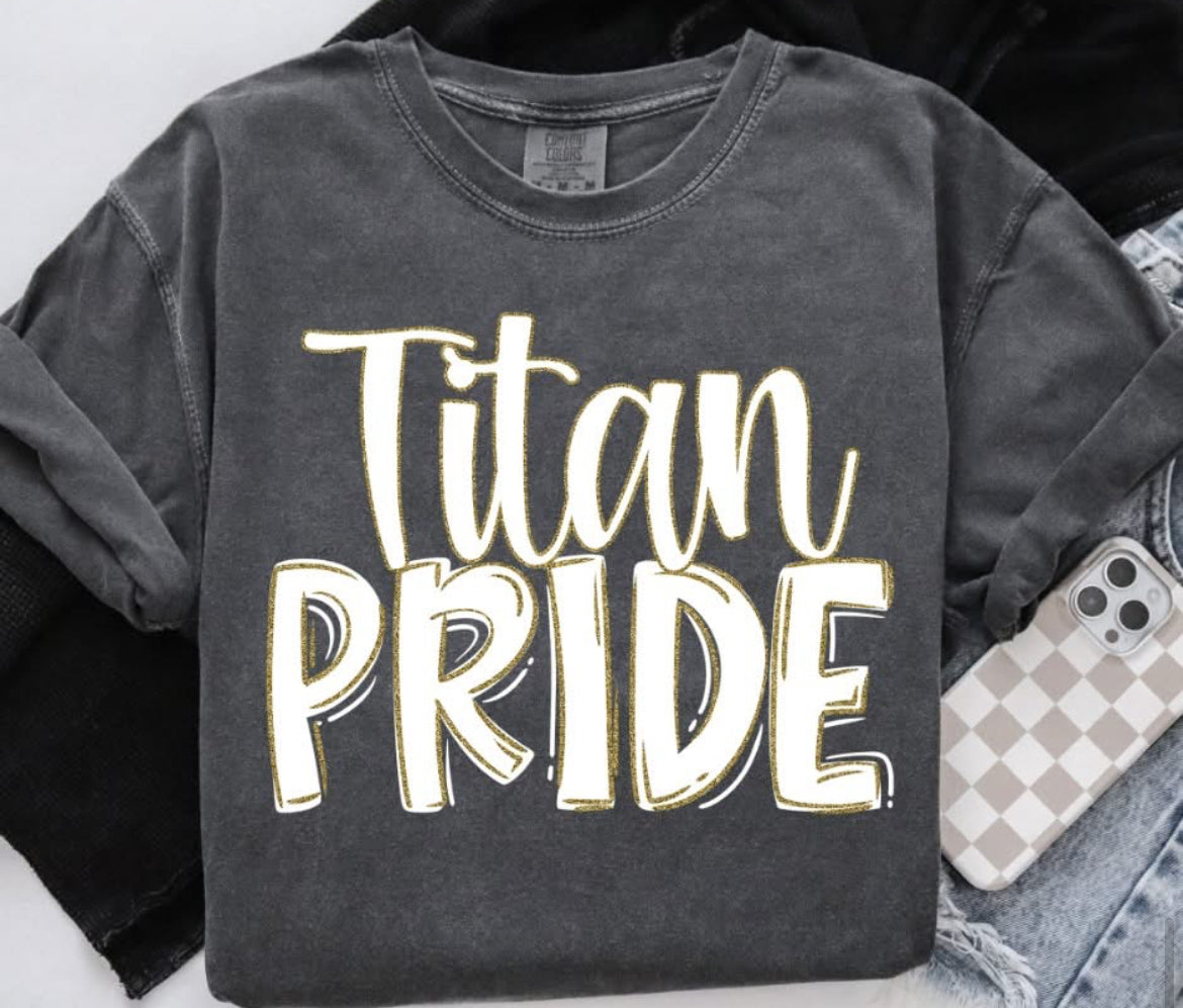 Titan (Starry Pride - White/Gold) - DTF