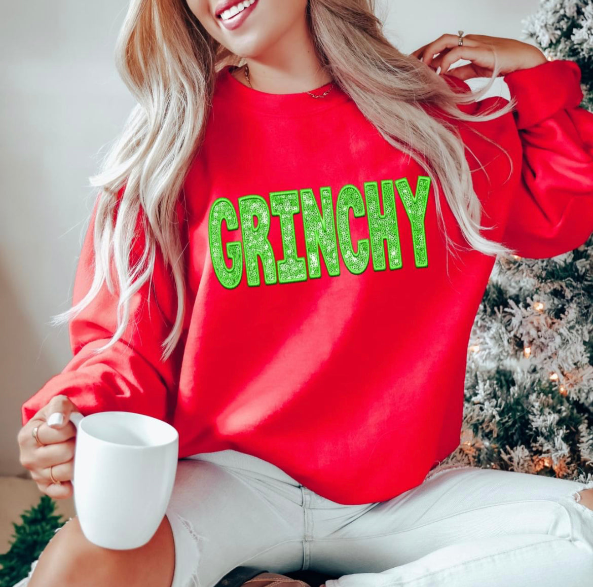 Grinchy (bling look) - DTF