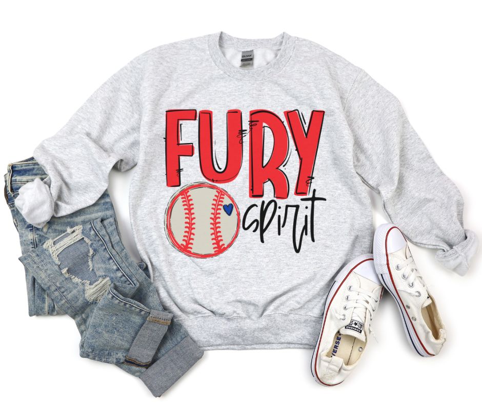 Team Go Spirit Fury (Baseball - Red/Royal blue heart) - DTF